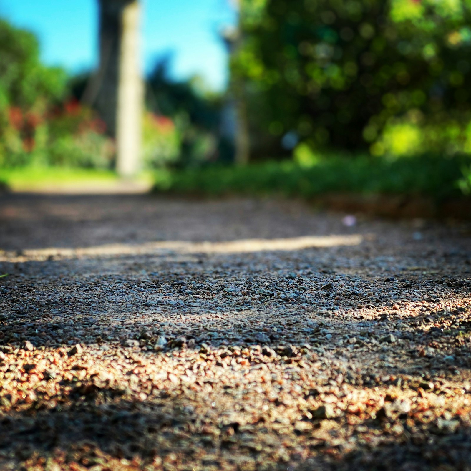Before — original driveway