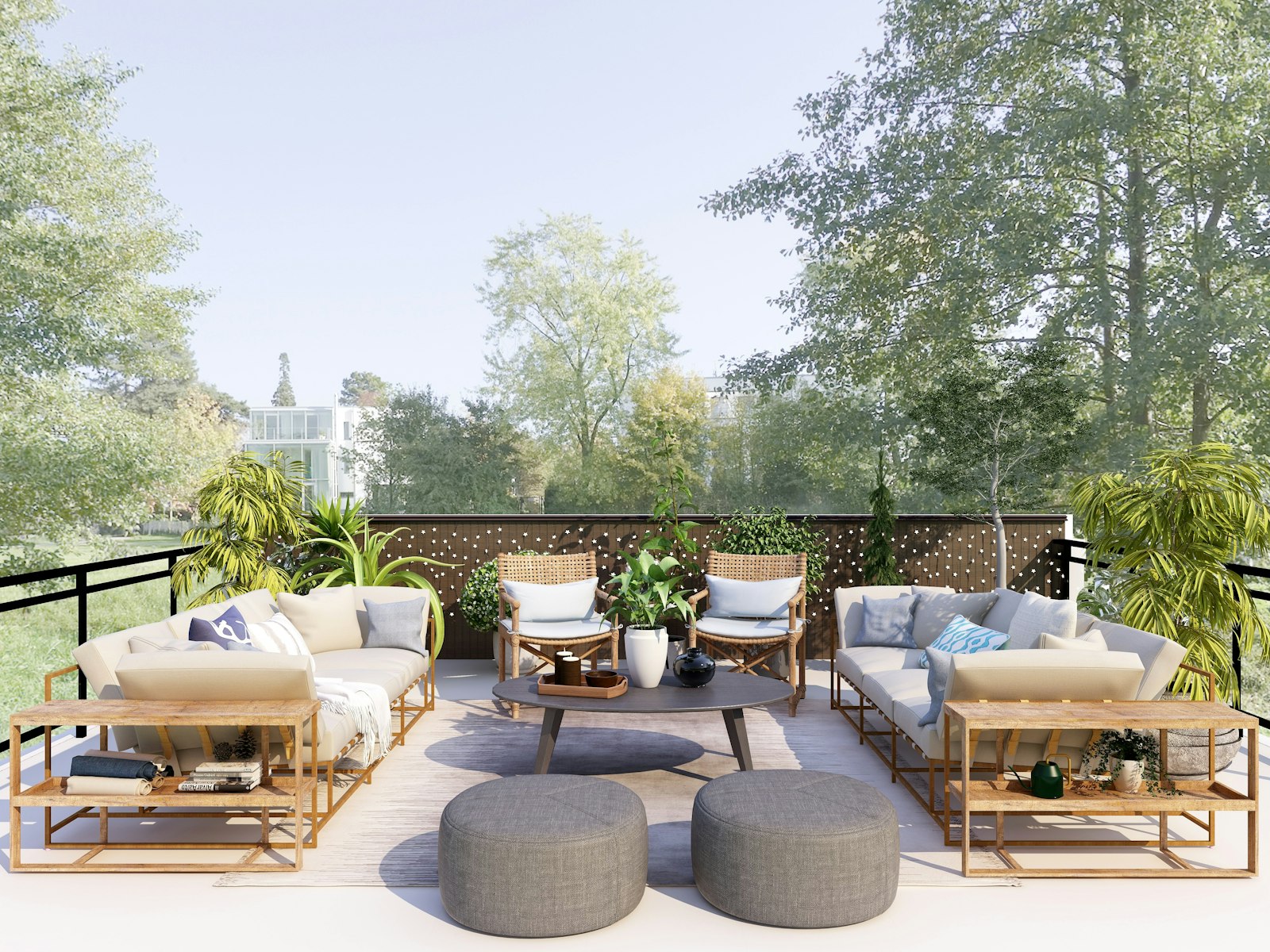 Porcelain patio